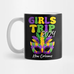 girls trip new orleans 2024 Mardi Gras Mug